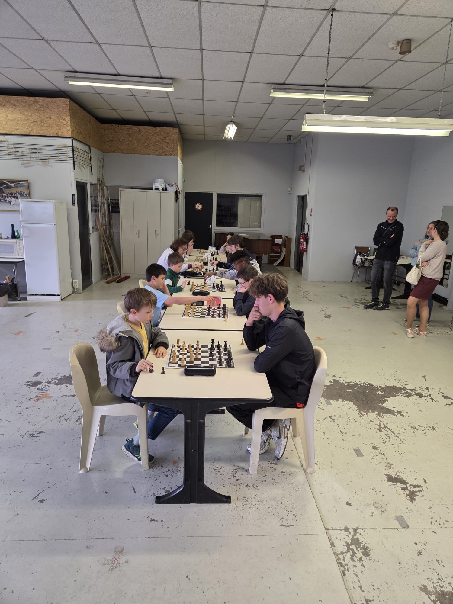 Tournoi interne avril 2026 — joueurs en compétition